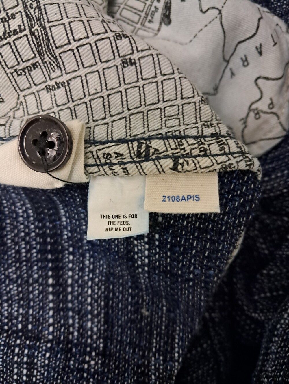 Taylor Stitch Après Pant Indigo Sashiko Joggers - Picture 7 of 8